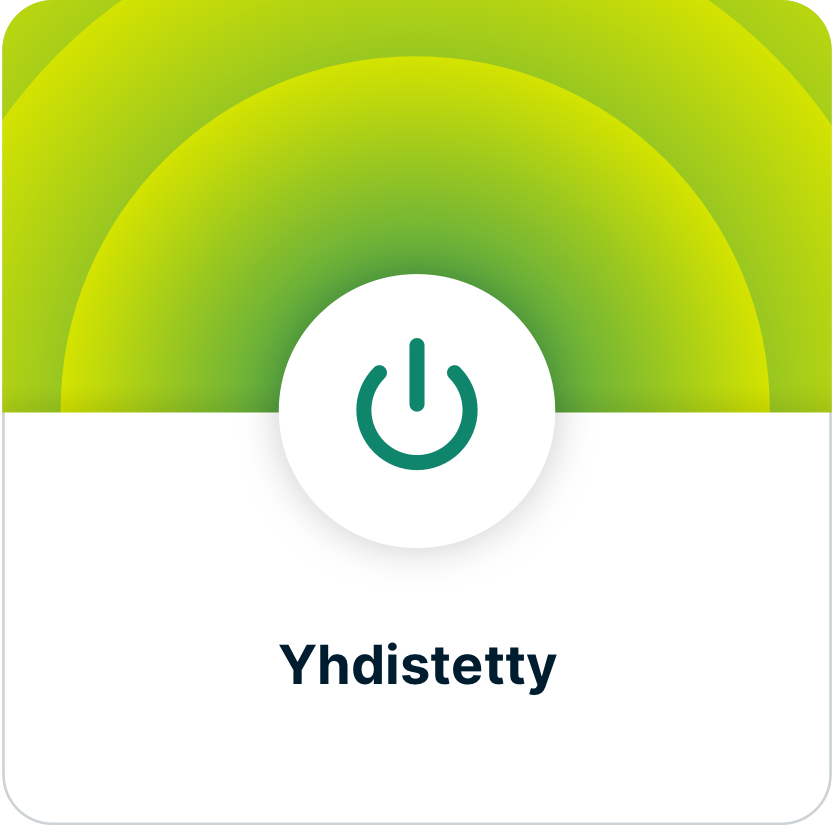 VPN:n asentamisen 3. vaihe. Yhteydessä oleva sovellus.