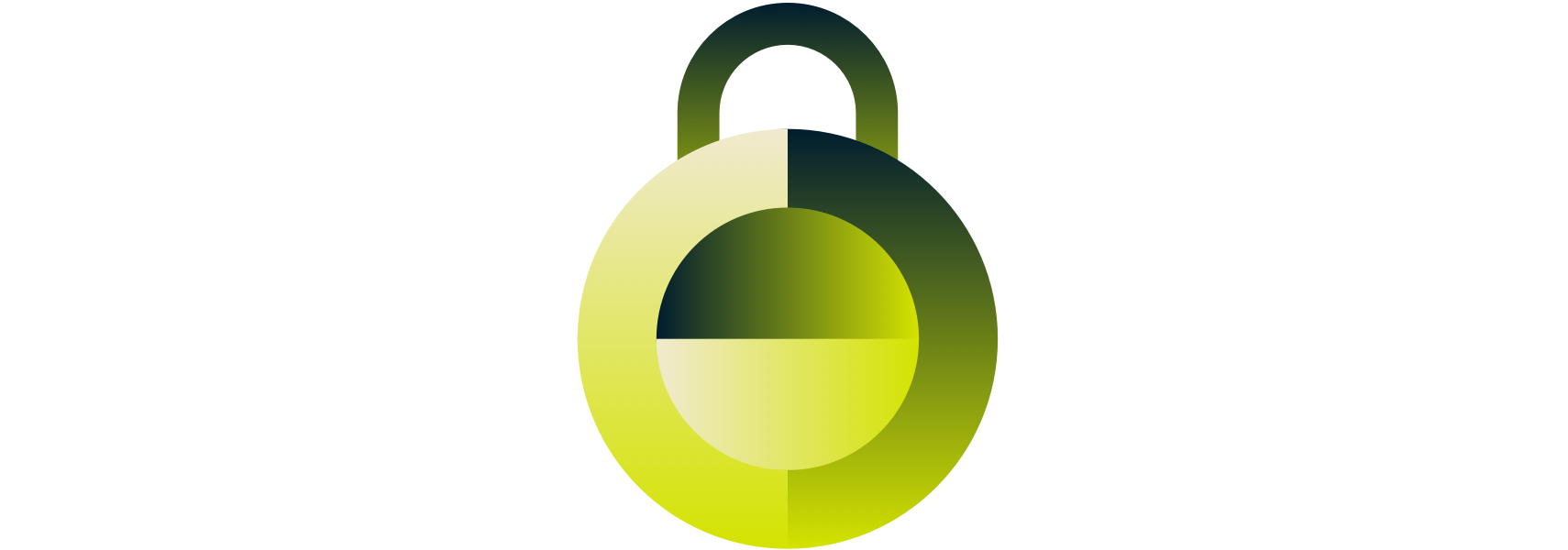 A lock symbolizing security.
