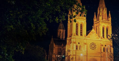 Adelaide city at night