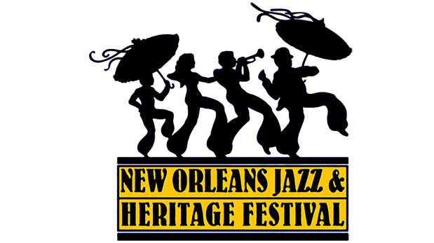 New Orleans Jazz & Heritage Festival logo.