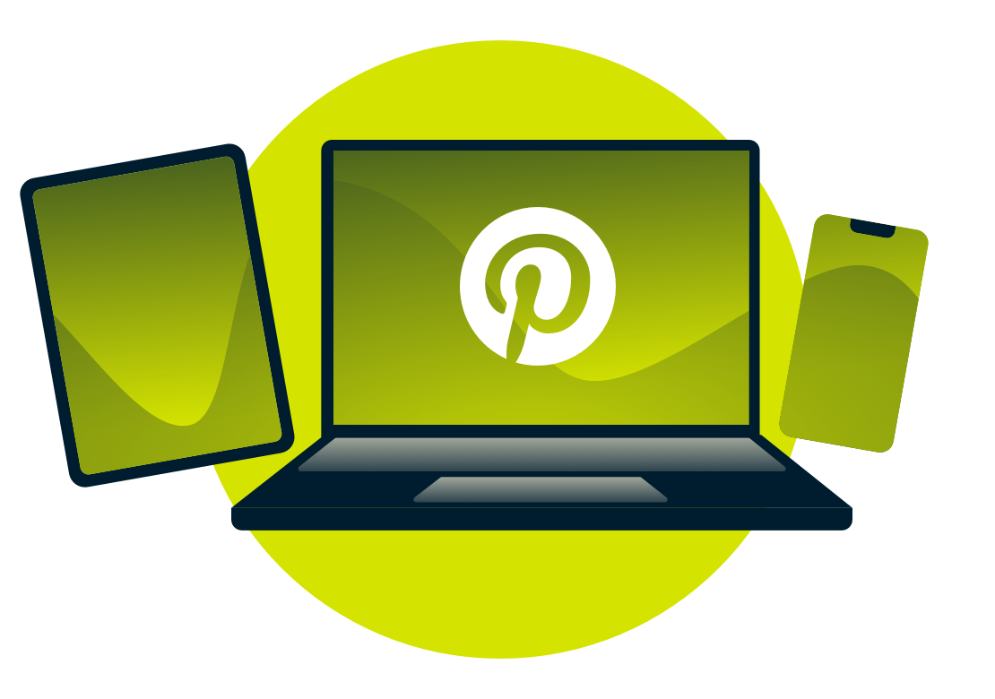 Pinterest auf einem PC mit ExpressVPN.