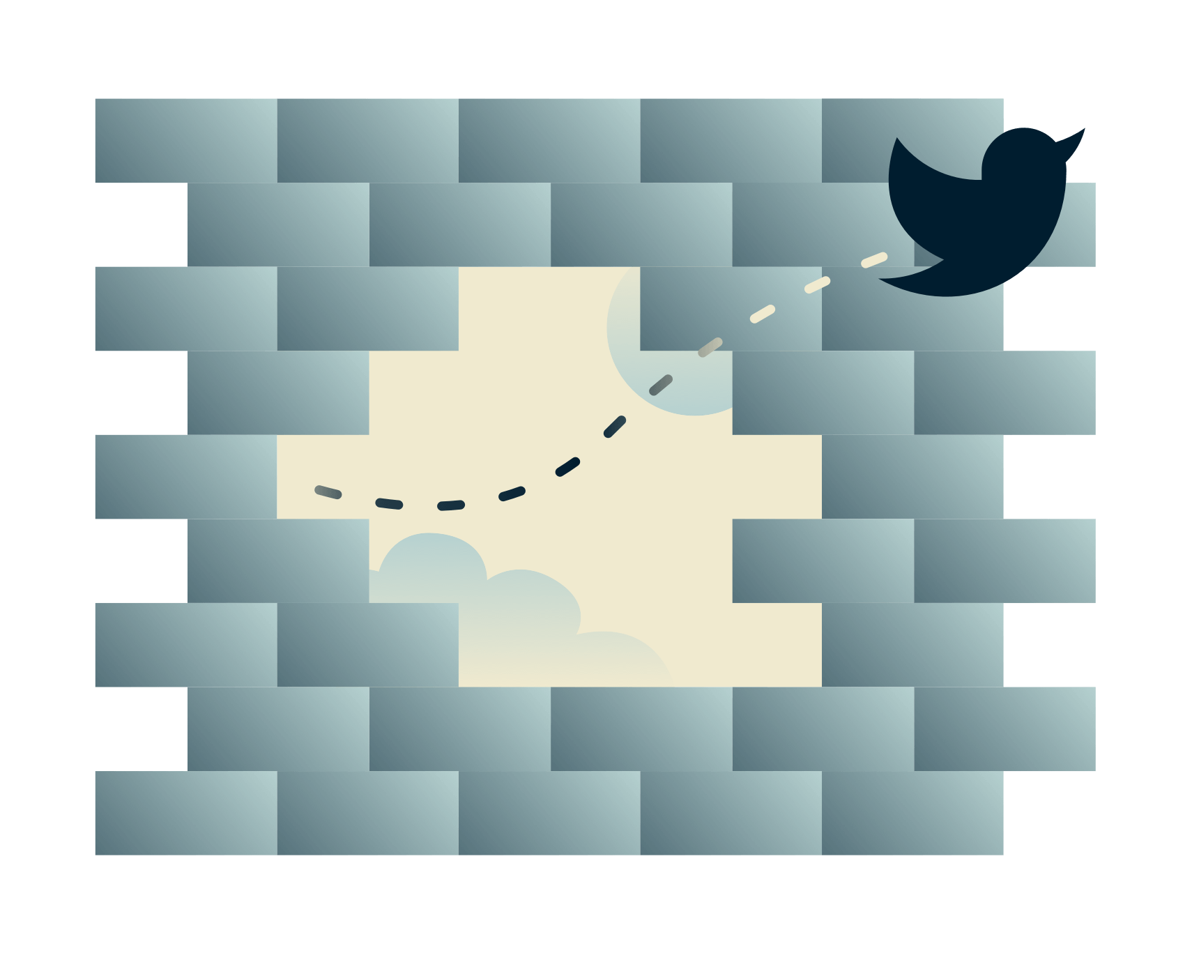 Twittervogels twitteren over een firewall: Gebruik een VPN om Twitter overal te deblokkeren.