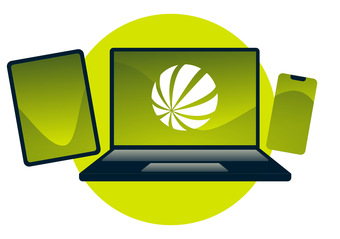 SAT.1 Logo auf Bildschirm