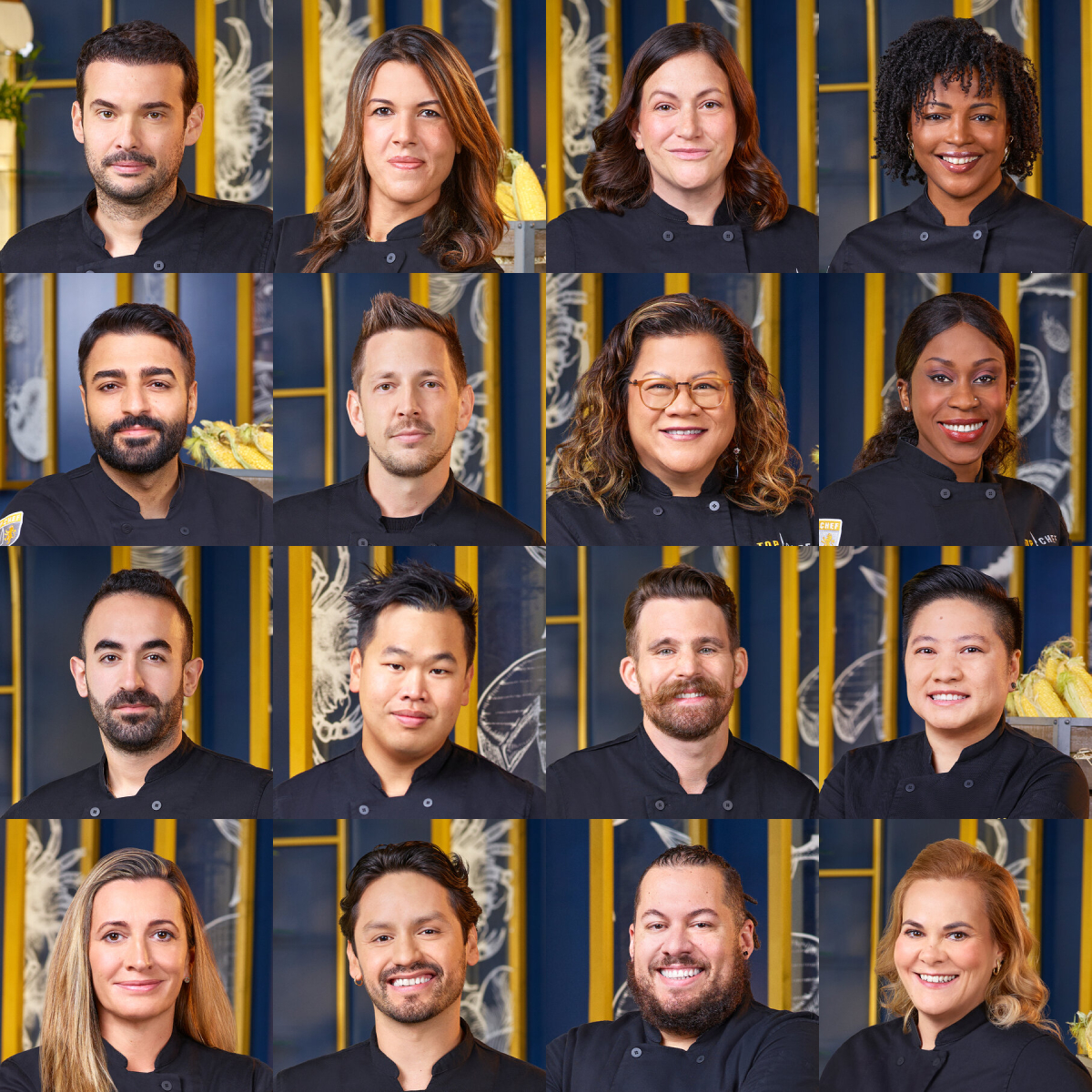 Top Chef: World All-Stars cast.