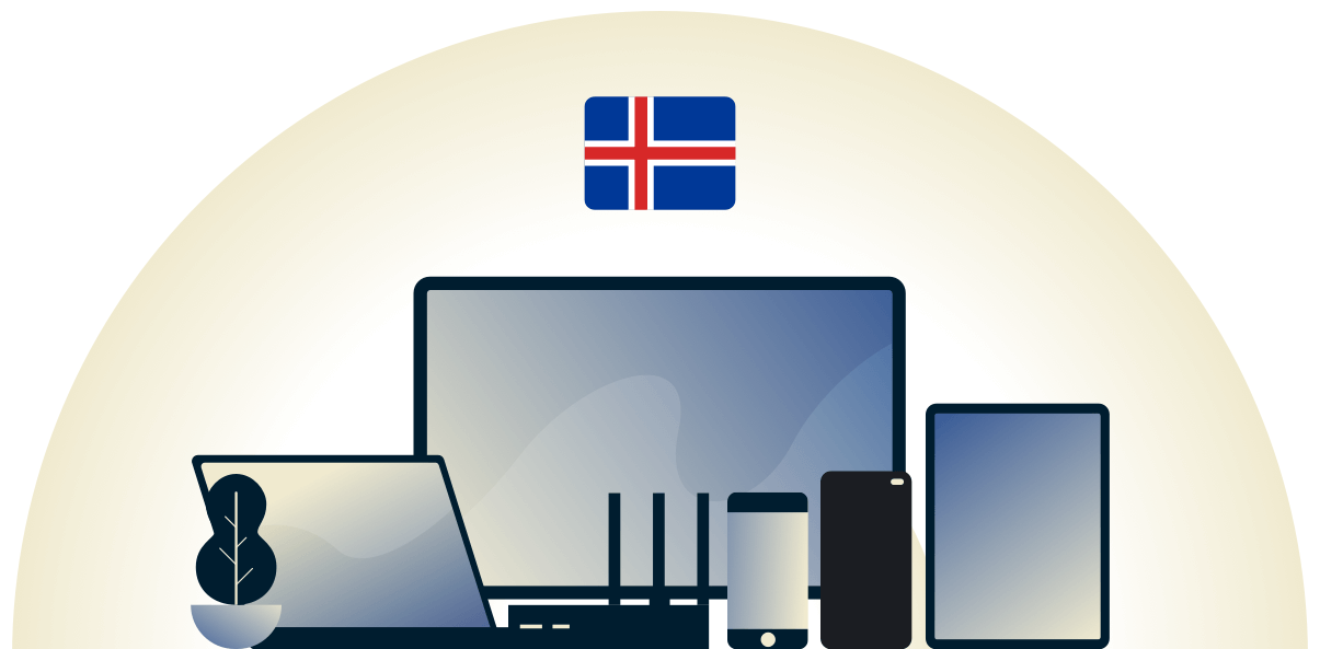 Iceland VPN beschermt een verscheidenheid aan apparaten.