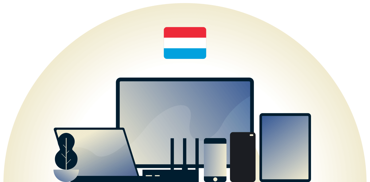Luxembourg VPN protecting a variety of devices.